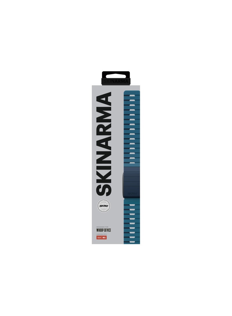 Skinarma حزام ساعة SKINARMA المغناطيسي لـ WHOOP (متوافق مع MG/5.0) جمنائي أزرق - Image 4
